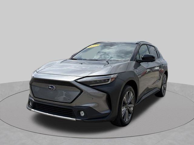 Smoked Carbon 2-Tone 2023 Subaru Solterra SUV / Crossover All-Wheel Drive 1-Speed Automatic