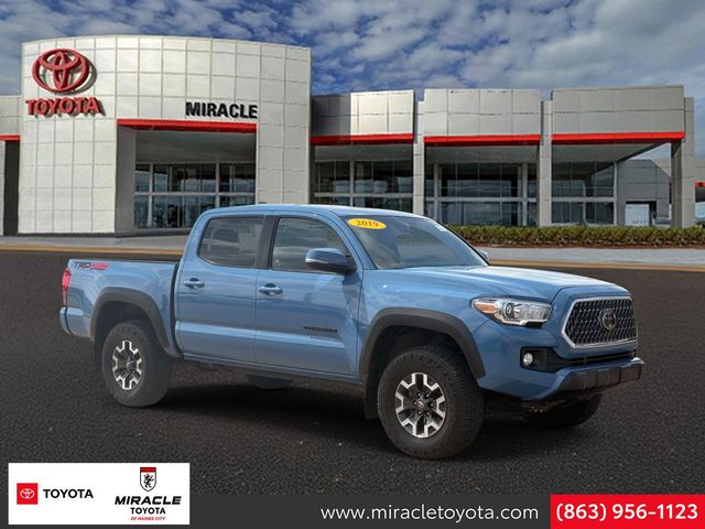 Cavalry Blue 2019 Toyota Tacoma Pickup Truck Four-Wheel Drive 6-Speed Automatic