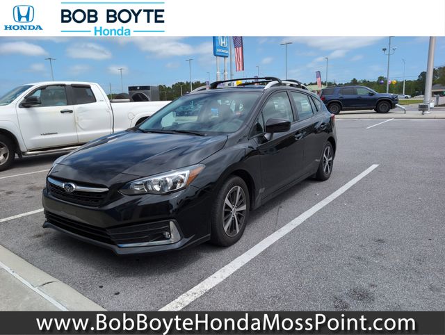 Crystal Black Silica 2023 Subaru Impreza Premium Wagon AWD Wagon All-Wheel Drive Continuously Variable Transmission