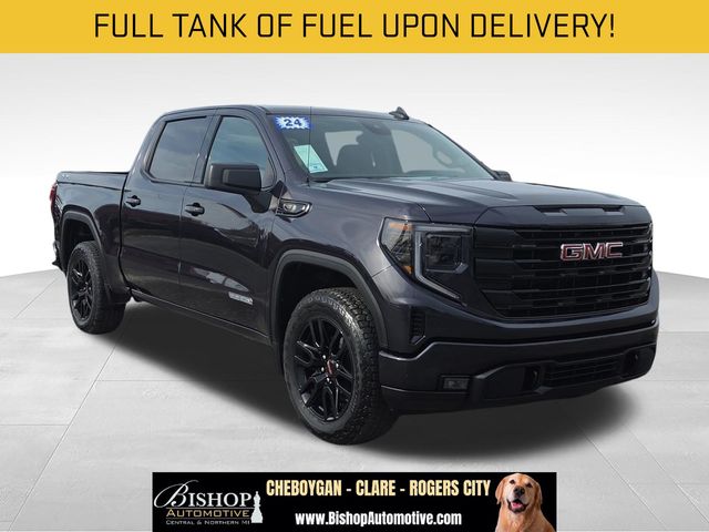 Titanium Rush Metallic 2024 GMC Sierra 1500 Elevation Standard Crew Cab 4WD Pickup Truck Four-Wheel Drive 8-Speed Automatic