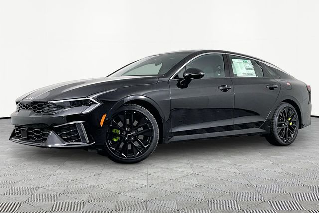 Black 2026 Kia K5 GT FWD Sedan Front-Wheel Drive 8-Speed Dual Clutch