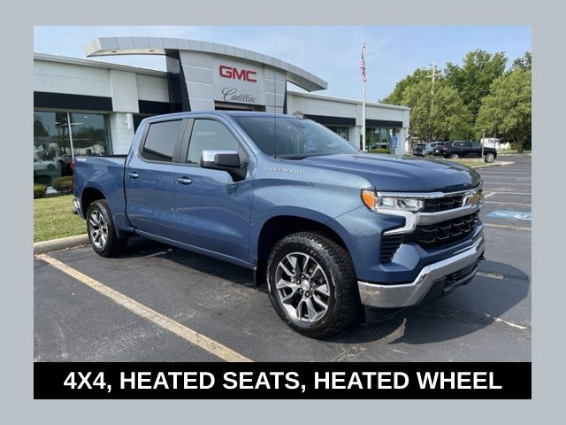 Lakeshore Blue Metallic 2024 Chevrolet Silverado 1500 Pickup Truck Four-Wheel Drive 8-Speed Automatic