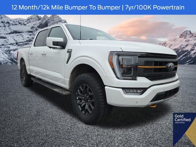 White Metallic 2023 Ford F-150 Pickup Truck Four-Wheel Drive Automatic