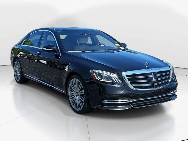 Black 2019 Mercedes-Benz S-Class S 560 RWD Sedan Rear-Wheel Drive 9-Speed Automatic