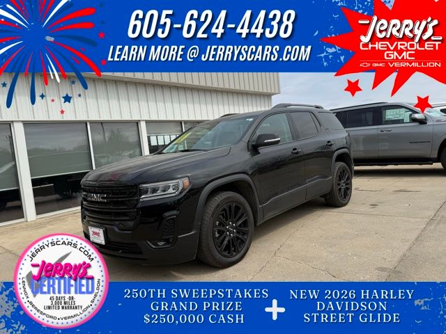 Black (Ebony Twilight Metallic) 2023 GMC Acadia SLT AWD SUV / Crossover Four-Wheel Drive 9-Speed Automatic