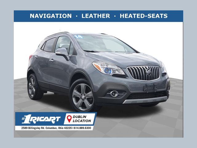 Satin Steel Gray Metallic 2014 Buick Encore Premium AWD SUV / Crossover All-Wheel Drive 6-Speed Automatic