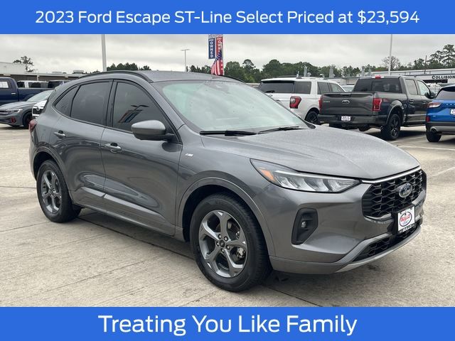 Carbonized Gray Metallic 2023 Ford Escape SUV / Crossover All-Wheel Drive 8-Speed Automatic