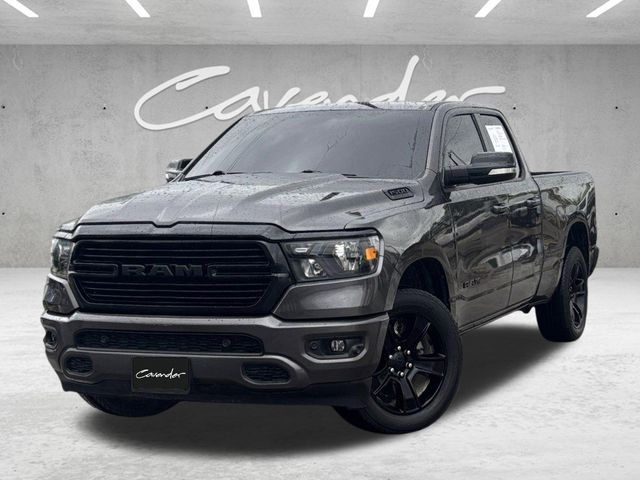 Gray (Granite Crystal Metallic Clearcoat) 2021 RAM 1500 Big Horn Quad Cab 4WD Pickup Truck Four-Wheel Drive 8-Speed Automatic