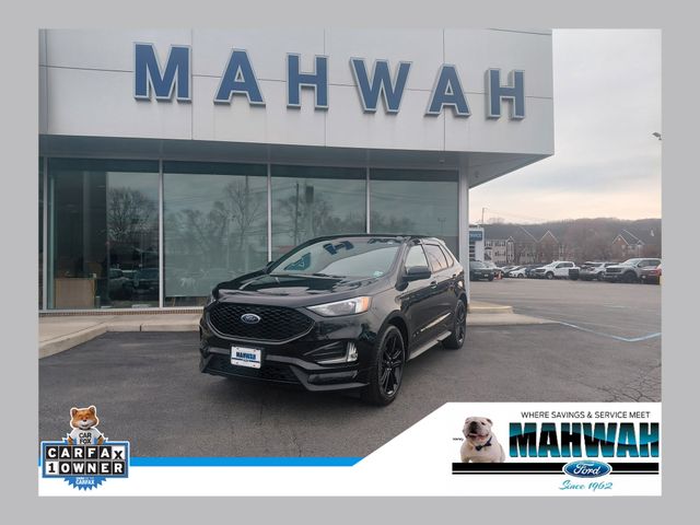 Agate Black Metallic 2023 Ford Edge ST Line AWD SUV / Crossover All-Wheel Drive 8-Speed Automatic