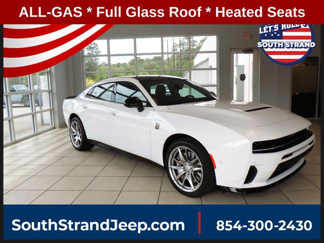 Bright White Clearcoat 2026 Dodge Charger Sedan All-Wheel Drive 8-Speed Automatic