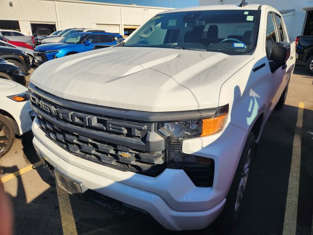2022 Chevrolet Silverado 1500 Custom White at Monument Chevrolet
