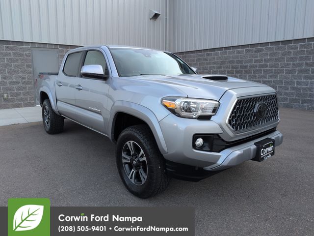 Silver Sky Metallic 2018 Toyota Tacoma Pickup Truck Four-Wheel Drive 6-Speed Automatic