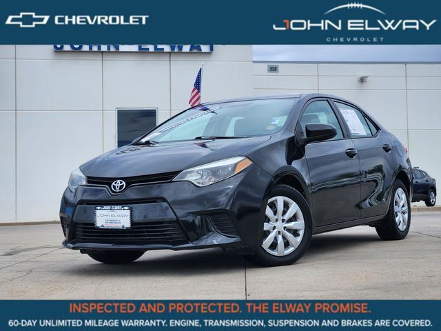 Black Sand 2014 Toyota Corolla Sedan Front-Wheel Drive Continuously Variable Transmission