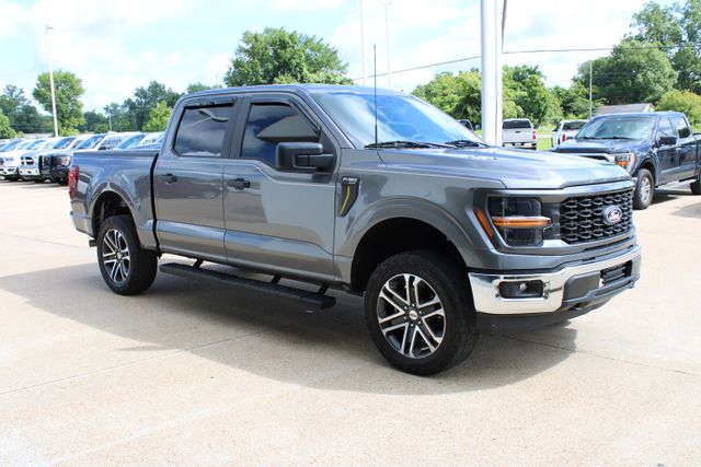 Gray Metallic 2024 Ford F-150 Pickup Truck Four-Wheel Drive Automatic