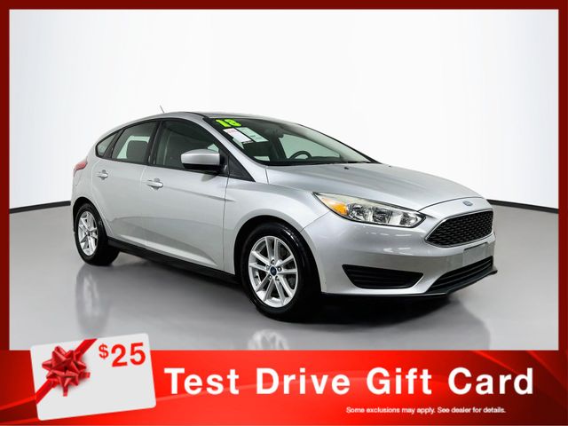 Ingot Silver 2018 Ford Focus Hatchback Front-Wheel Drive 6-Speed Automatic