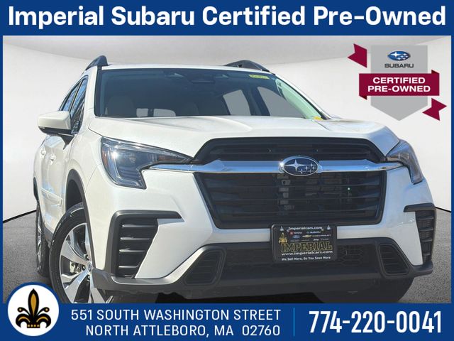 Crystal White Pearl 2025 Subaru Ascent SUV / Crossover All-Wheel Drive Continuously Variable Transmission