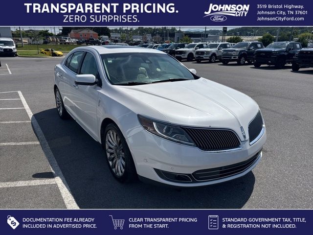 White Platinum Clearcoat Metallic 2015 Lincoln MKS Sedan Sedan Front-Wheel Drive 6-Speed Automatic