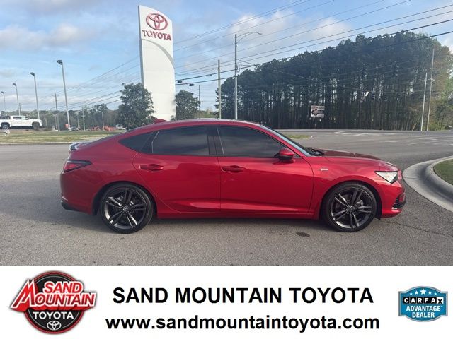 Red 2025 Acura Integra FWD with Technology and A-SPEC Package Sedan Front-Wheel Drive Continuously Variable Transmission