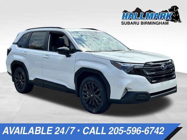 Crystal White 2026 Subaru Forester Sport Crossover AWD SUV / Crossover All-Wheel Drive Continuously Variable Transmission