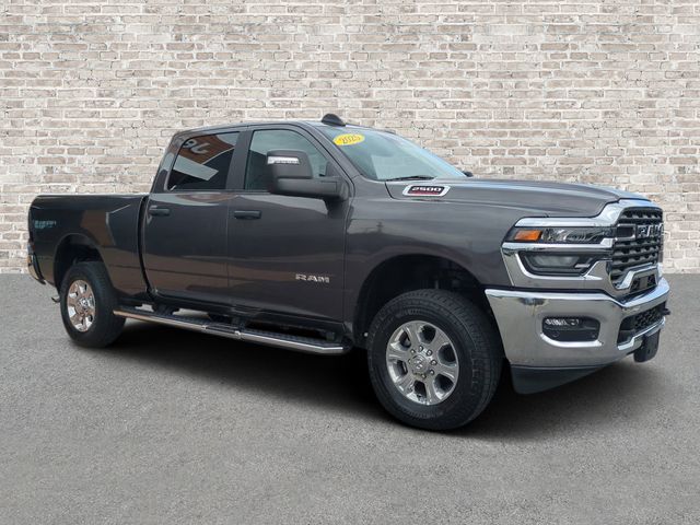 Crystal Metallic 2025 RAM 2500 Big Horn Crew Cab 4WD Pickup Truck Four-Wheel Drive 8-Speed Automatic