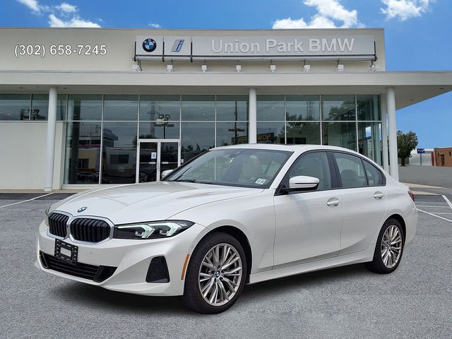White Metallic 2023 BMW 3 Series Sedan All-Wheel Drive 8-Speed Automatic