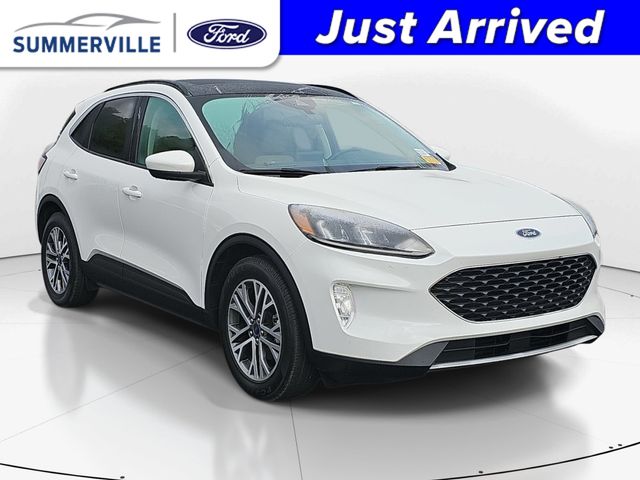 White 2022 Ford Escape SEL FWD SUV / Crossover Front-Wheel Drive 8-Speed Automatic