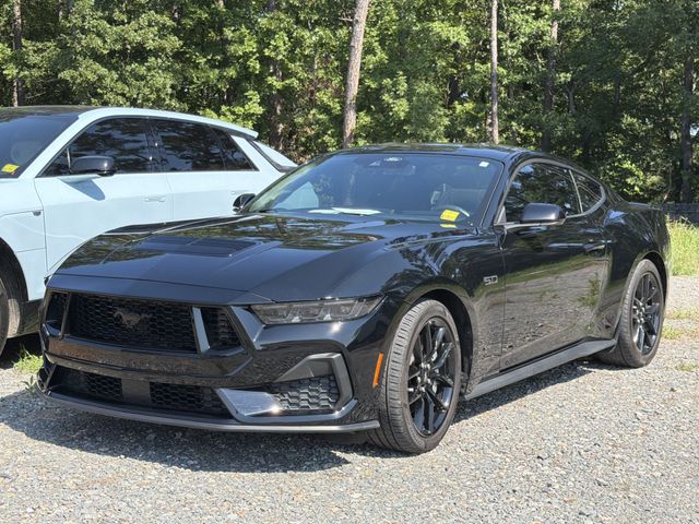 Shadow Black 2024 Ford Mustang Coupe Rear-Wheel Drive 6-Speed Manual