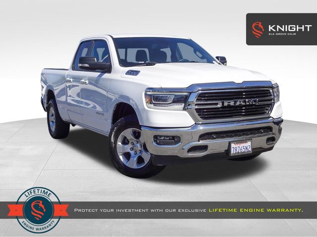Bright White Clearcoat 2019 RAM 1500 Pickup Truck Four-Wheel Drive 8-Speed Automatic