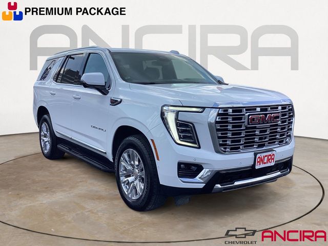 Summit White 2025 GMC Yukon Denali 4WD SUV / Crossover Four-Wheel Drive