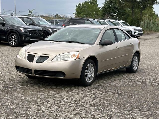 Brown (Sedona Beige Metallic) 2006 Pontiac G6 Sedan Front-Wheel Drive 4-Speed Automatic Overdrive