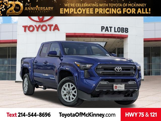 Blue 2024 Toyota Tacoma Pickup Truck Four-Wheel Drive 8-Speed Automatic