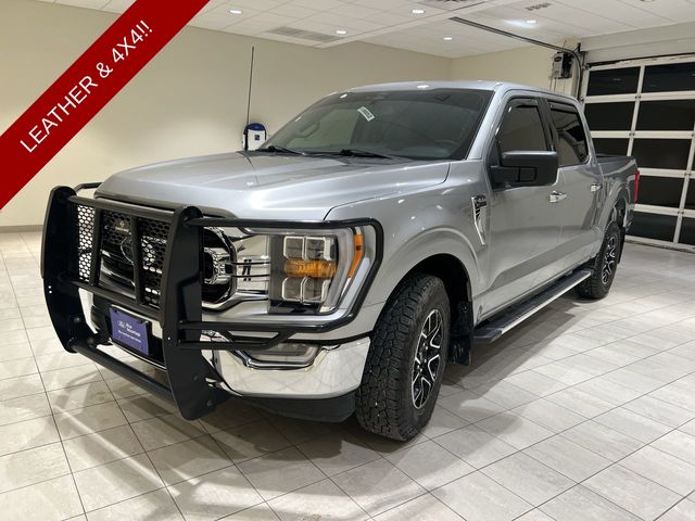 Iconic Silver Metallic 2022 Ford F-150 Pickup Truck Four-Wheel Drive Automatic