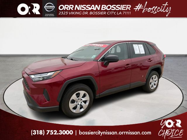 Red 2024 Toyota RAV4 LE FWD SUV / Crossover Front-Wheel Drive 8-Speed Automatic