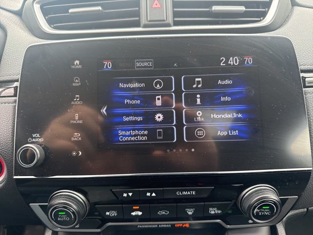 2022 Gray Honda CR-V Hybrid Touring AWD SUV