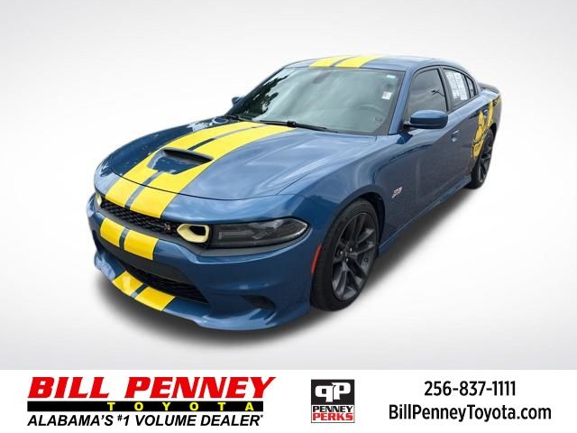Blue (Frostbite) 2020 Dodge Charger Scat Pack RWD Sedan Rear-Wheel Drive 8-Speed Automatic