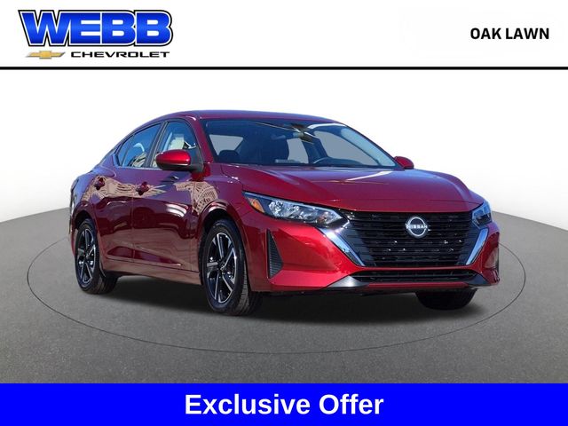 Red (Scarlet Ember Tintcoat) 2025 Nissan Sentra Sedan Front-Wheel Drive Continuously Variable Transmission