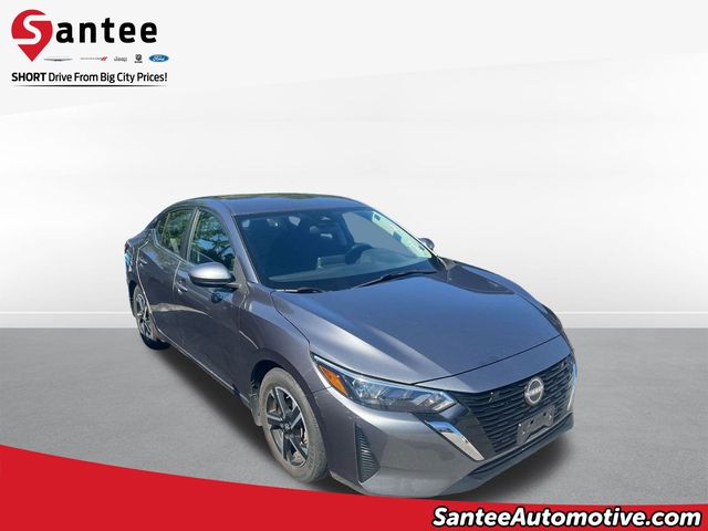 Gray (Gun Metallic) 2024 Nissan Sentra SV FWD Sedan Front-Wheel Drive Continuously Variable Transmission