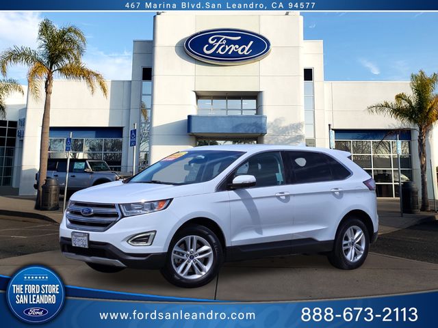 Oxford White 2017 Ford Edge SUV / Crossover All-Wheel Drive 6-Speed Automatic