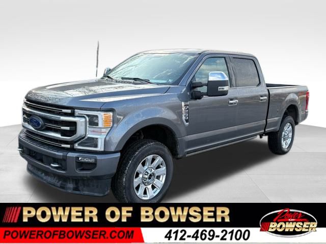Carbonized Gray Metallic 2022 Ford F-250 Super Duty Platinum Crew Cab 4WD Pickup Truck Four-Wheel Drive Automatic