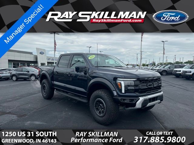 Blue Metallic 2025 Ford F-150 Pickup Truck Four-Wheel Drive Automatic