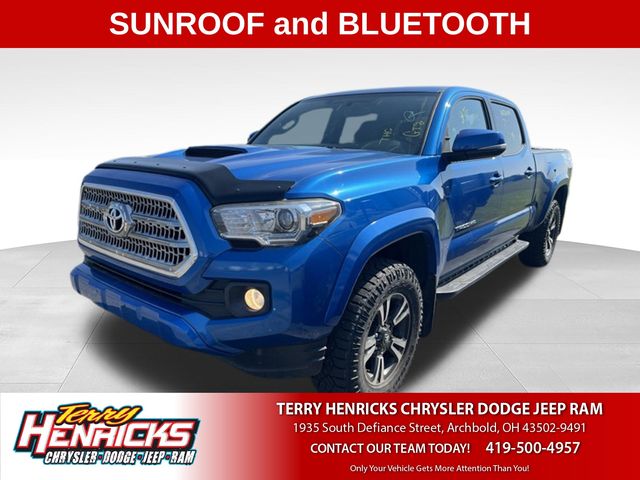 Blazing Blue Pearl 2017 Toyota Tacoma Pickup Truck Four-Wheel Drive 6-Speed Automatic