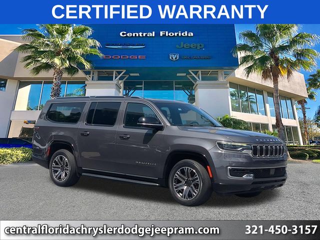 Gray Metallic 2023 Jeep Wagoneer L SUV / Crossover 4X2 8-Speed Automatic