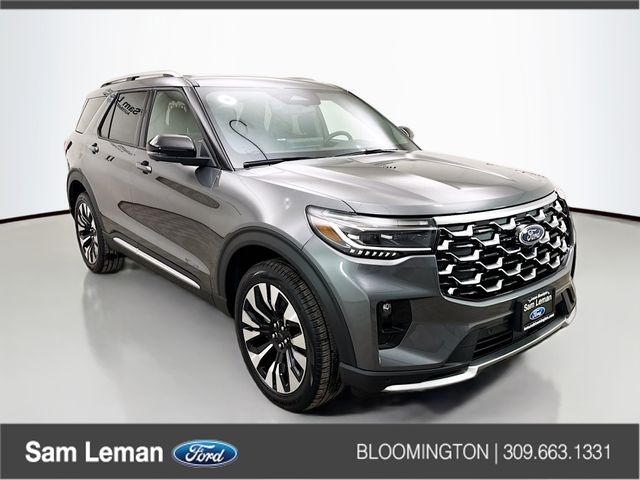 Carbonized Gray Metallic 2026 Ford Explorer SUV / Crossover All-Wheel Drive Automatic