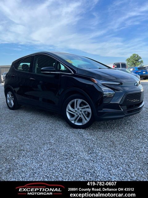 Mosaic Black Metallic 2023 Chevrolet Bolt EV Hatchback Front-Wheel Drive 1-Speed Automatic
