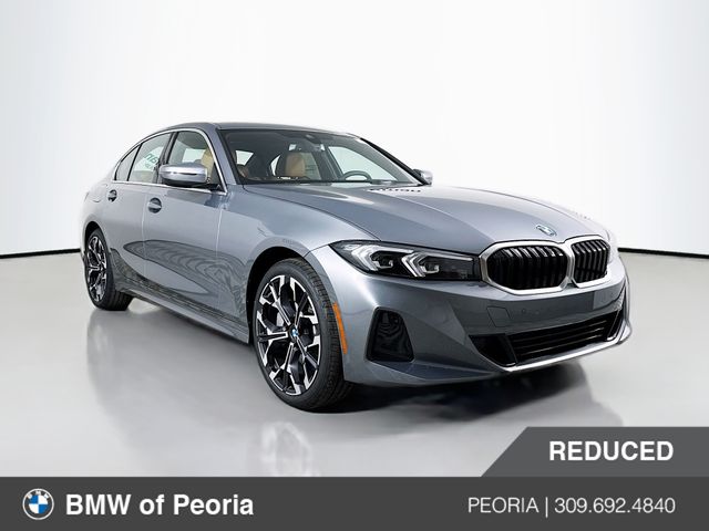 Gray (Skyscraper Grey Metallic) 2026 BMW 3 Series Sedan All-Wheel Drive 8-Speed Automatic