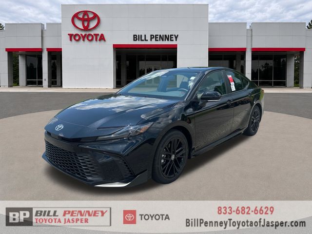 Black 2026 Toyota Camry SE FWD Sedan Front-Wheel Drive Continuously Variable Transmission