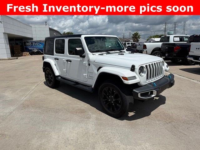 2023 Jeep Wrangler Sahara 4xe White at Big Star Chrysler Jeep Dodge Ram 