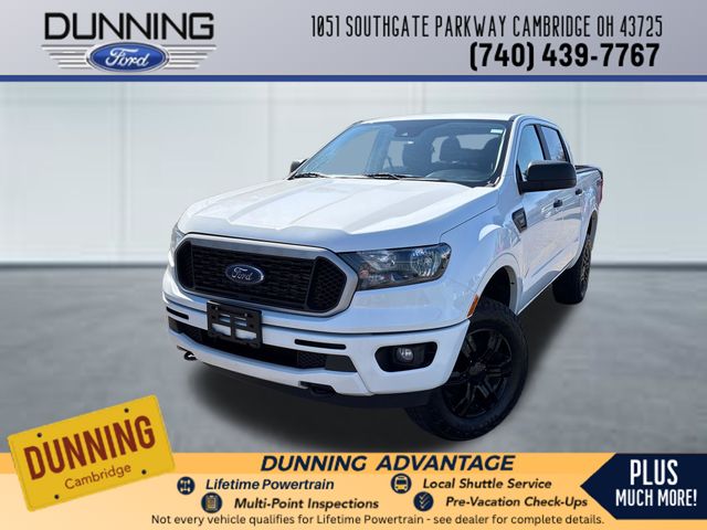 Oxford White 2023 Ford Ranger XLT SuperCrew 4WD Pickup Truck Four-Wheel Drive Automatic