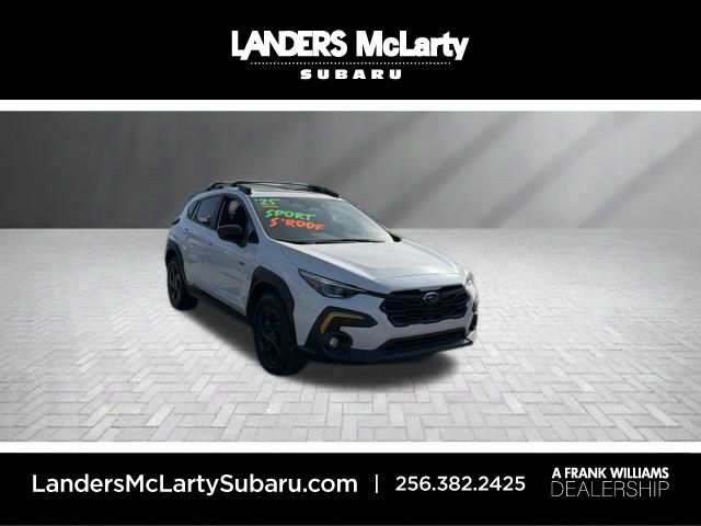 Crystal White Pearl 2025 Subaru Crosstrek Sport AWD SUV / Crossover All-Wheel Drive Continuously Variable Transmission
