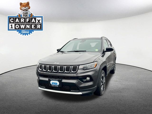 Gray 2024 Jeep Compass Limited 4WD SUV / Crossover Four-Wheel Drive 8-Speed Automatic